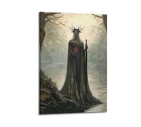 XYEMLZCC Poster décoratif sur toile The Dark Lady of Lack, impression d'art moderne pour chambre à coucher (50 x 75 cm)