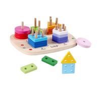xyensy Puzzle à Piles en Bois | Blocs de Construction motricité Fine | Trieur de Formes | pour, Maison, Maternelle, Voyage, Salle de Jeux, Apprentissage et développement