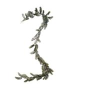 XYFGSBHQ Artificial Christmas Vine Hanging Flowers for Wall Decoration Rattan Fake Plants Leaves Garland Romantic Wedding Home Decoration(Cedar 190cm (Loose))