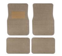 XYghzh Tapis de Sol en Velours pour BMW E90 2005-2012, Tout Temps Tapis de Moquettes ImperméAble AntidéRapant, 4 Pièces,Beige