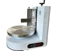 XygZythror Machine à Glacer Les GâTeaux 4-12 Pouces, Machine à Lisser CrèMe à Faible Bruit, Plateau Tournant avec Grattoir RéGlable, pour GâTeaux Et Pains White