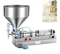 XygZythror Machine De Remplissage De Liquide Pneumatique, Remplisseur De Bouteilles Horizontal Manuel avec TréMie, Machine De Remplissage Pneumatique De Liquides