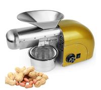 XygZythror TempéRature RéGlable Se Graines De Tournesol Extracteur D'Huile, Presse à Huile Commerciale Automatique, Presse à Huile éLectrique, pour Noix, Olives Yellow