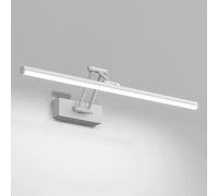 XYHAZCSM LED Bathroom Vanity Light with 350° Rotatable Head & Swing Arm, Minimalist Long Strip Wall Light Fixture Over Mirror, Mirror Cabinet Wall Mount Lighting Fixture(White,60cm)
