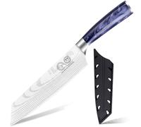 XYJ Authentic Since 1986,7.5 Inch Kitchen Knife Stainless Steel,Japanese Gyuto Knife,Professional Chef Knife Kitchen Cutlery,Meat Cleaver With Plastic Cover,Portable Outdoor Camping BBQ