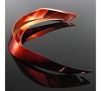 XYJTC Moto Boucliers de casque, grand spoiler arrière Moto Ca-SCO compatible avec AGV PI-STA GRP GP Corsa-R Veloce-S Pièces et accessoires Ornement moto (rouge normal)(Electroplating Red)