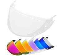 XYJTC Moto Visière D Skwal for casque intégral SHARK Skwal/Spartan/D-Skwal 2, protection anti-UV, accessoires de remplacement (transparent)(Clear)
