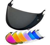 XYJTC Moto Visière D Skwal for casque intégral SHARK Skwal/Spartan/D-Skwal 2, protection anti-UV, accessoires de remplacement (transparent)(Deep Black)