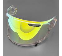XYJTC Moto Visière de casque de moto for ARAI RX7X/XD/NE0/VX/GX, accessoires de remplacement for visière de casque, verres colorés anti-rayures, argent G(D Aurora Gold)