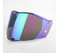 XYJTC Moto Visière de casque de moto for LS2 FF805, visière teintée anti-rayures de remplacement, lentille de protection de style, accessoires de casque multicolores, E Or Rouge(D Green Plating)