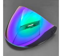 XYJTC Moto Visière de casque de moto for LS2 OF608, visière teintée anti-rayures de remplacement, lentille de protection de style, options multicolores, accessoires de casque, E coloré(E Colorful)