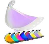 XYJTC Moto Visière de casque de moto HJ-34P de remplacement for HJC C10. Protection UV compatible avec HJC C10 (transparente)(Revo Clear Purple)