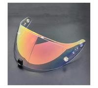 XYJTC Moto Visière de casque for casque moto Scorpion Exo 1400 Carbon, R1 et EXO 520, protection UV (noir)(Revo Red)