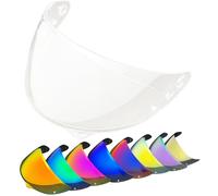 XYJTC Moto Visière de casque moto HJ-34P remplacement for HJC C10. Protection UV compatible avec (transparente)(Clear)