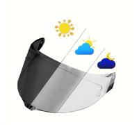 XYJTC Moto Visière de casque photochromique for casque de moto AGV K1S/K3SV/K5/K5S/K6/K6S Pista GPR/GPRR Corsa R (K1 transparent)(Pista Clear)