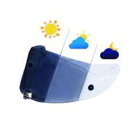 XYJTC Moto Visière de casque photochromique for HJC RPHA70 RPHA11 HJ-26 ST, verres anti-UV haute résistance (Hj26 transparent)(Hj26 Clear)