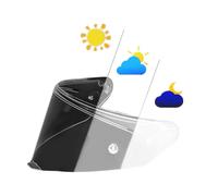 XYJTC Moto Visière de casque R50S for MOTORAX R50S Pro, R90GP, protection solaire, accessoires (argenté, for la journée)(Photochromic Clear)