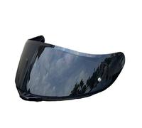 XYJTC Moto Visière de casque, visière de remplacement for visière faciale K5, protection UV et anti-rayures, compatible avec les casques AGV K1 K1S K3SV K5 K5S (doré)(Schwarz)
