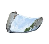XYJTC Moto Visière de casque, visière de remplacement for visière faciale K5, protection UV et anti-rayures, compatible avec les casques AGV K1 K1S K3SV K5 K5S (doré)(Revo Clear Silver-day and Night)