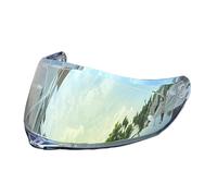 XYJTC Moto Visière de casque, visière de remplacement for visière faciale K5, protection UV et anti-rayures, compatible avec les casques AGV K1 K1S K3SV K5 K5S (doré)(Revo Clear Gold-day and Night)