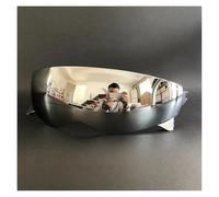 XYJTC Moto Visière de casque, visière interne moto for Scorpion EXO Combat/Covert-X Retro Lens Sunshield Casque Accessoires (Bleu)(Silver)