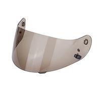 XYJTC Moto Visière de casque, visière moto, lentille lunettes, visage complet compatible avec HJC CL-16 CL-17 CS-15 CS-R1 CS-R2 FG-15 TR-1 (or)(Smoke)