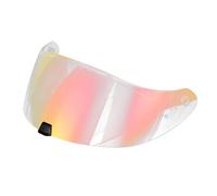 XYJTC Moto Visière de protection for casque de moto Scorpion EXO-R420 R420, antibuée, compatible Pinlock, visière teintée de remplacement(Revo Clear Red)