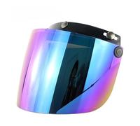 XYJTC Moto Visière de protection robuste for casque de moto - Cadeau idéal for les amis, la famille et les voisins - Accessoire de rechange(Rainbow)