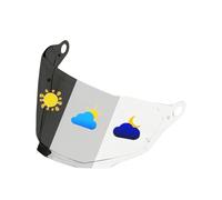 XYJTC Moto Visière de rechange for casque moto LS2 EXPLORER MX701. Protection UV. Compatible avec le (transparent)(Photochromic Clear/Deep Black)