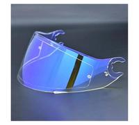 XYJTC Moto Visière de rechange intégrale for casque de moto Shark D-Skwal D-Skwal 2 Spartan, accessoires for pare-brise Pinlock (doré)(Revo Blue)