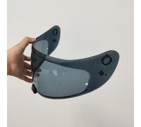 XYJTC Moto Visière HJ20M for casque de moto HJC C70, FG-17, FG-ST, IS-17, protection UV (argentée, for le jour)(Light Black-for Day+Night)