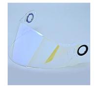 XYJTC Moto Visière rabattable LS2 FF370 for casque de moto, lentille anti-buée colorée, casque modulaire à double lentille for LS2 FF394 FF386 FF325 (rouge)(Revo Blue)