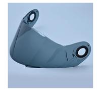 XYJTC Moto Visière rabattable LS2 FF370 for casque de moto, lentille anti-buée colorée, casque modulaire à double lentille for LS2 FF394 FF386 FF325 (rouge)(Schwarz)