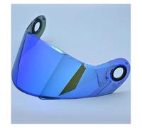 XYJTC Moto Visière rabattable LS2 FF370 for casque de moto, lentille anti-buée colorée, casque modulaire à double lentille for LS2 FF394 FF386 FF325 (rouge)(Blue)