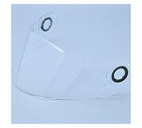 XYJTC Moto Visière rabattable LS2 FF370 for casque de moto, lentille anti-buée colorée, casque modulaire à double lentille for LS2 FF394 FF386 FF325 (rouge)(Clear)
