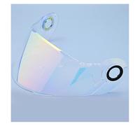 XYJTC Moto Visière rabattable LS2 FF370 for casque de moto, lentille anti-buée colorée, casque modulaire à double lentille for LS2 FF394 FF386 FF325 (rouge)(Revo Red)