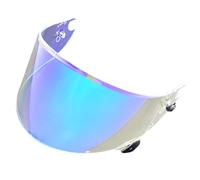 XYJTC Moto Visière Race-R Pro GP 06 for casque SHARK Race-R Pro GP, Race-R Pro Carbon, Aeron GP, Aeron GP FIM, Speed-R Carbon (argentée, for la journée)(Revo Clear Blue-for Day Night)