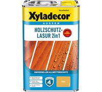 Xyladecor Lasure de protection du bois 2 en 1, 4 litres de pin