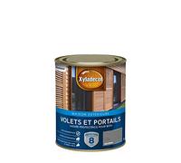 Xyladecor - Lasure Protectrice pour Bois Extérieur - Volets, Portails, Portes, Fenêtres - Couleur : Satin Gris Urbain - Quantité : 1L - 5324265