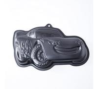 Xylarnoveth Moule à gâteau en forme de voiture - 34,5 cm - En acier carbone 3D - Pour fête sur le thème de la course et cuisson créative - Antiadhésif et répartition homogène de la chaleur