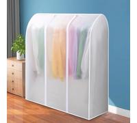 XYLGJYT Housse Portant Vetement,Housse Transparente pour Tringle à vêtements,avec Fermeture éclair,Housse de Portant à vêtements étanche à la poussière,Grande Housse de Protection,A-A 160x50x150cm