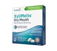 XyliMelts Comprimés bouche sèche Menthe douce au xylitol Sans sucre 40 comprimés