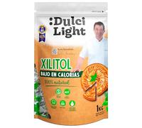 Xylitol écologique 100% naturel 1 kg | 10 Sticks gratuites | Sucre de Bouleau finlandais Idéal pour la confiserie et les régimes | DULCILIGHT édulcorant le goût naturel du sucre.