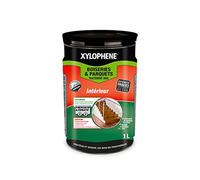 XYLOPHENE Traitement Bois et Parquet Intérieur Non Gras Mat Incolore 1 L | Un Traitement Preventif et Curatif des Interieurs, Tous Types de Finitions Acceptees, Application Facile, Intérieur, Mat