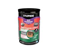 XYLOPHENE - Traitement Bois Extérieurs - Anti Insectes et Anti Termites - Spécial Bois Très Exposés Extérieur - Pour Bardage, Abris, Volets, Palissades - Formule Renforcée en Fongicide - 1L - Incolore