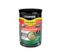 XYLOPHENE - Traitement Multi-usages Intérieur et Extérieur - Pour les Zones Difficiles d'Accès - Élimine Insectes et Termites - Formule renforcée en fongicide - Séchage rapide - 1L - Incolore