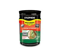 XYLOPHENE - Traitement Multi-usages Intérieur & Extérieur - Pour les Zones Difficiles d'Accès - Élimine Insectes et Termites - Formule renforcée en fongicide - Séchage rapide - 1L - Incolore