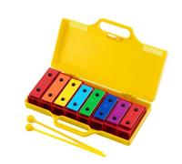 Xylophone à 8 Tons Coloré Métallophone | Carillon avec mailloches, pr Maternelle, École, Débutants