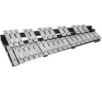 Xylophone à carillon de 32 notes - Set de cloches avec baguettes, baguettes de tambour et sac de transport - Instrument de musique pour enfants et débutants