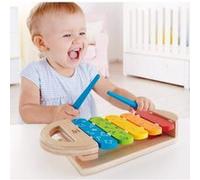 Hape Xylophone en bois Arc-en-ciel E0606 3 pièces Multicolore dès 12 mois